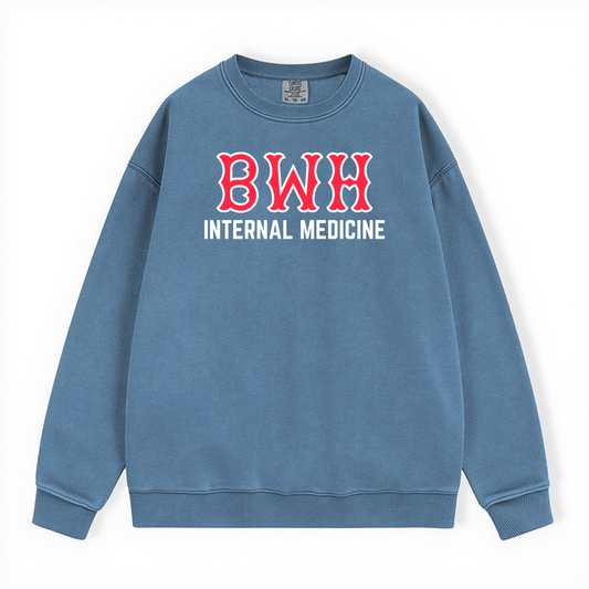 BWH INTERNAL MEDICINE COMFORT COLORS CREWNECK