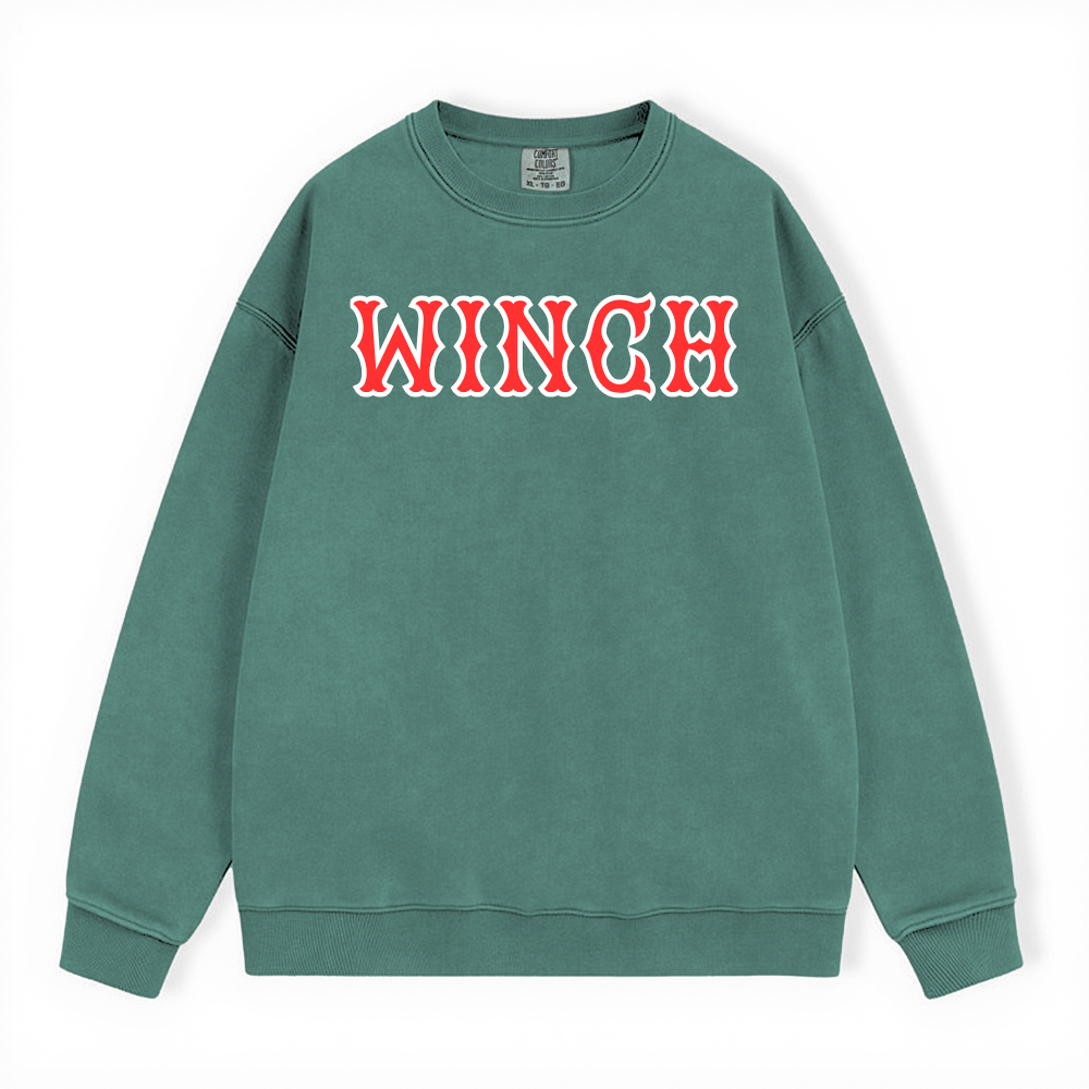 WINCH  SOX LETTERS CREWNECK