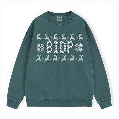 BIDP UGLY SWEATER COMFORT COLORS CREWNECK