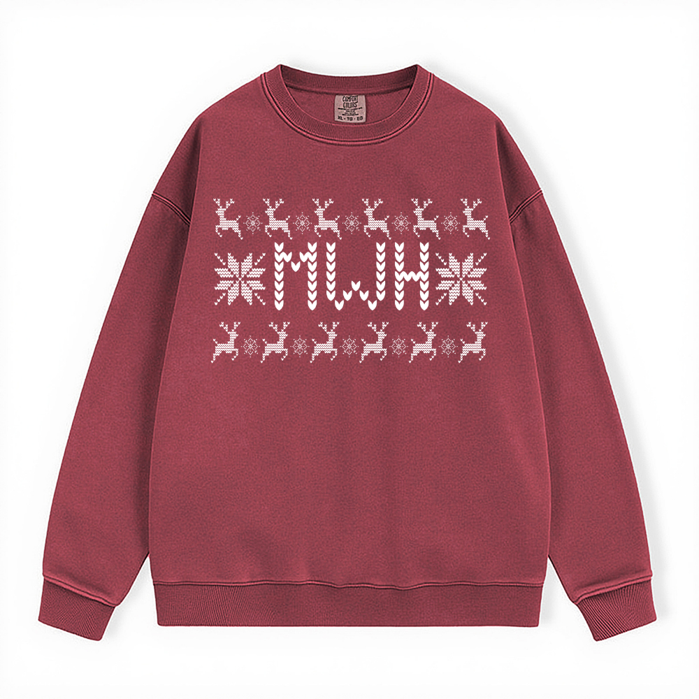 MWH UGLY SWEATER COMFORT COLORS CREWNECK