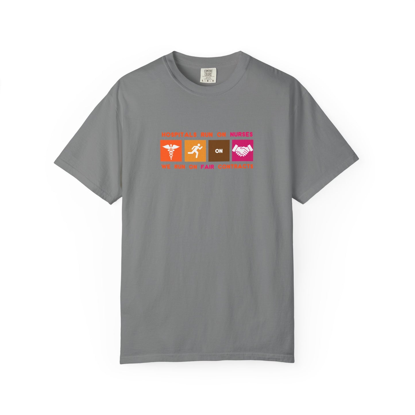 HOSPITALS RUN ON NURSES TEE