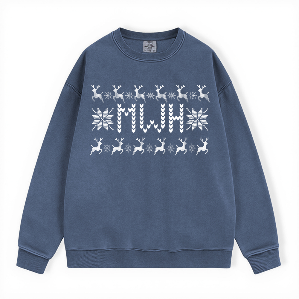 MWH UGLY SWEATER COMFORT COLORS CREWNECK