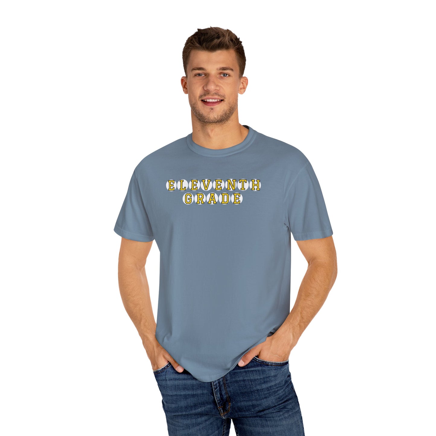 ELEVENTH GRADE YELLOW PLAYER LETTERS T-SHIRT