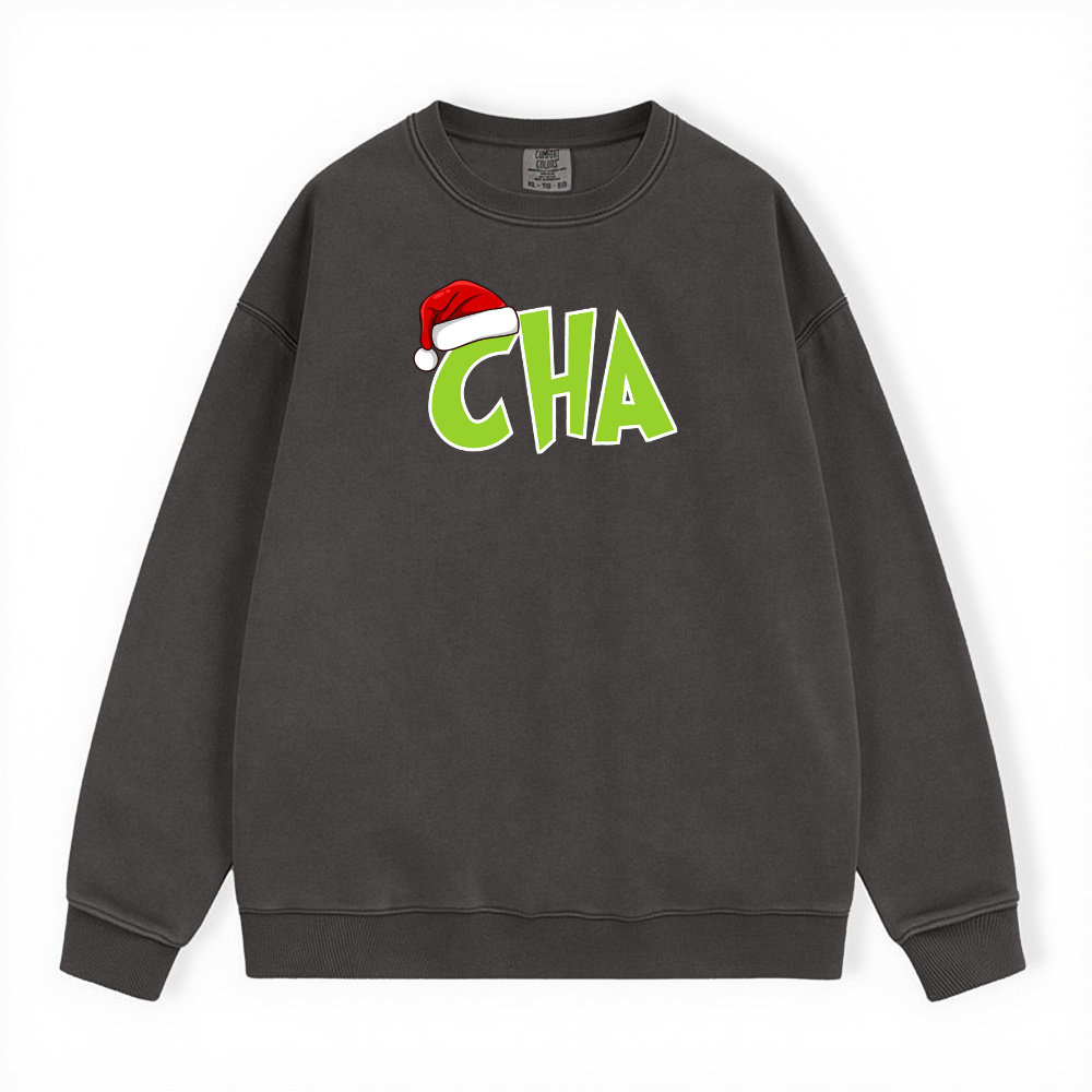 CHA GRINCH COMFORT COLORS CREWNECK