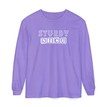 STURDY BLOCK LETTERS NICU LONG SLEEVE
