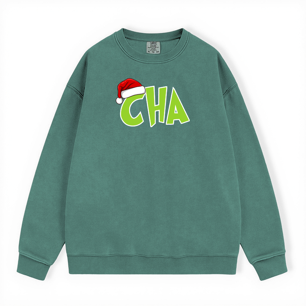 CHA GRINCH COMFORT COLORS CREWNECK