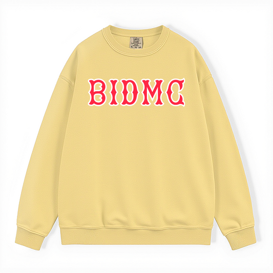 BUTTER BIDMC SOX LETTERS COMFORT COLORS CREWNECK - CLEARANCE (Copy)