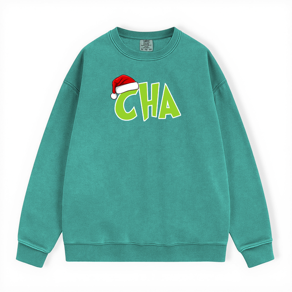 CHA GRINCH COMFORT COLORS CREWNECK