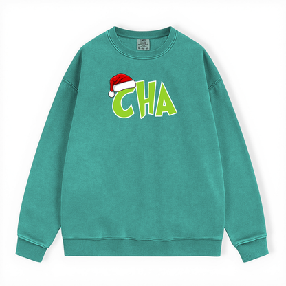 CHA GRINCH COMFORT COLORS CREWNECK