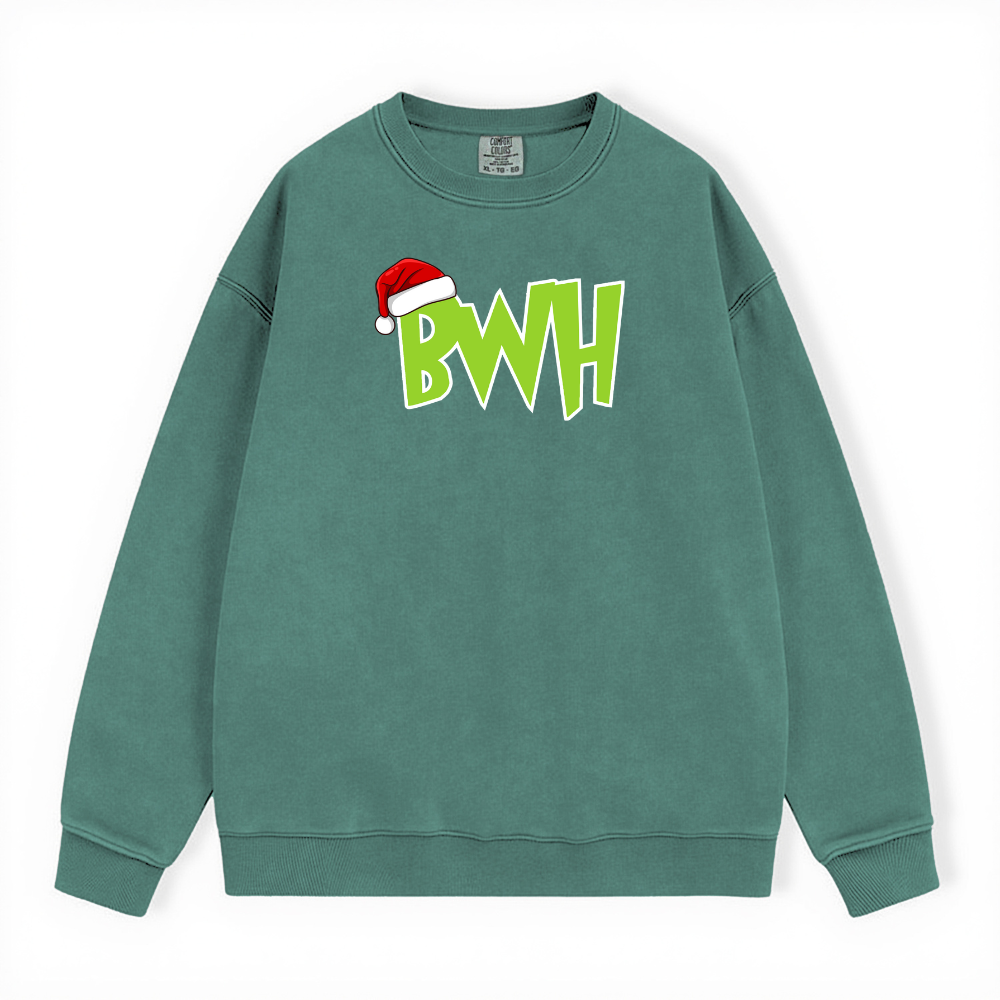 BWH GRINCH COMFORT COLORS CREWNECK