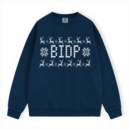 BIDP UGLY SWEATER COMFORT COLORS CREWNECK