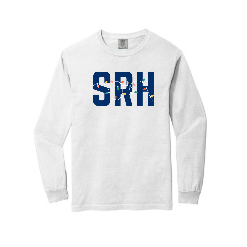 SRH HOLIDAY LIGHTS LONG SLEEVE - WHITE