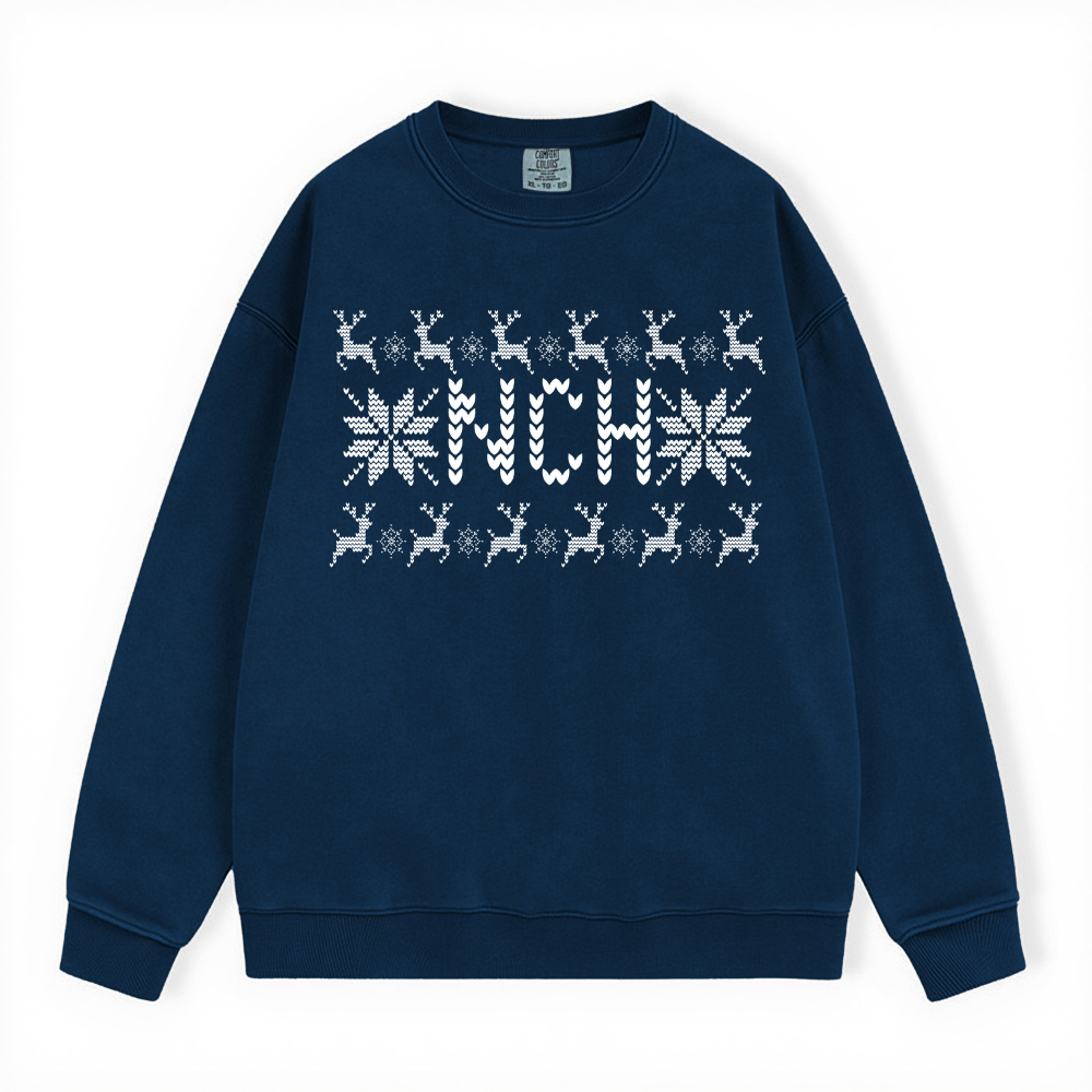 NCH UGLY SWEATER COMFORT COLORS CREWNECK