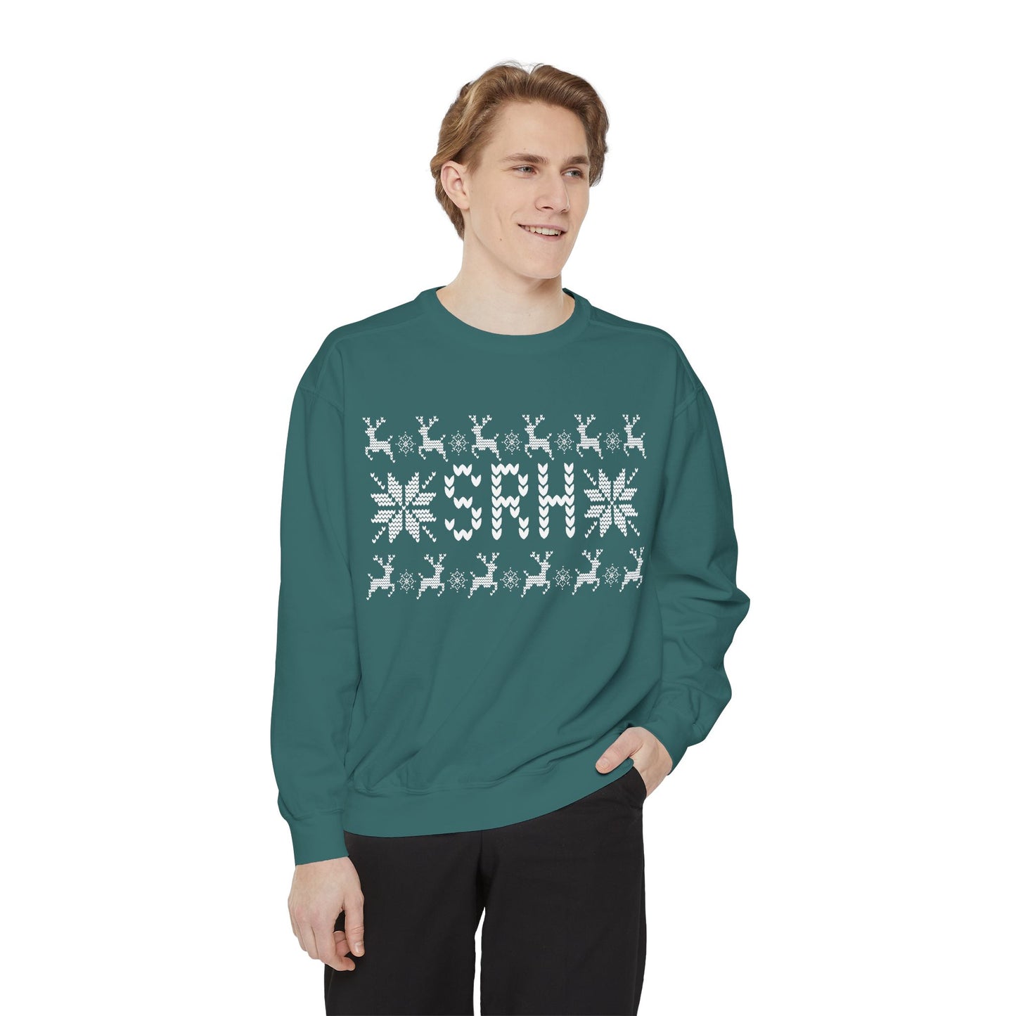 SRH UGLY SWEATER COMFORT COLORS CREWNECK