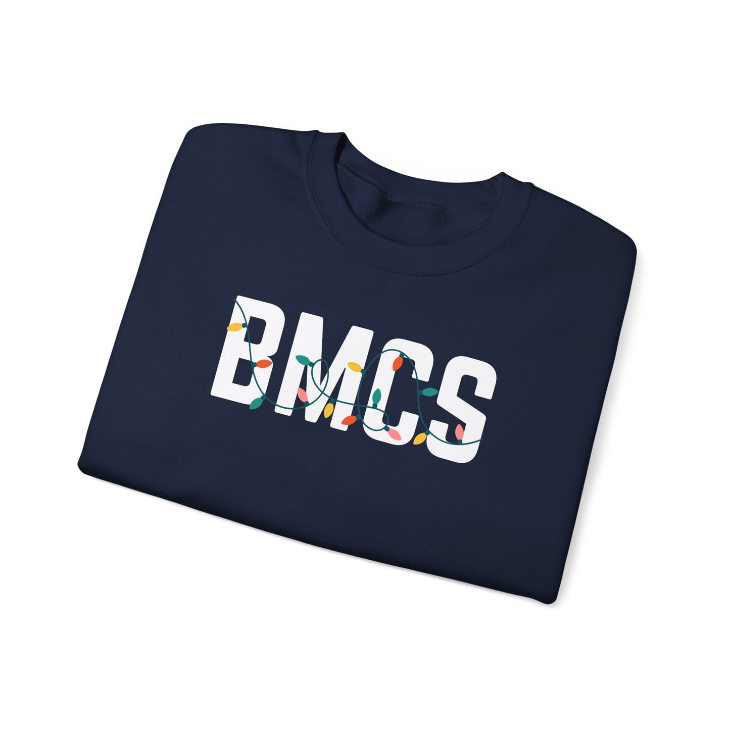 BMCS HOLIDAY LIGHTS HEAVY BLEND CREWNECK