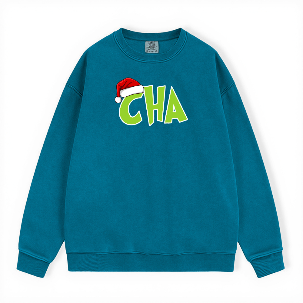CHA GRINCH COMFORT COLORS CREWNECK