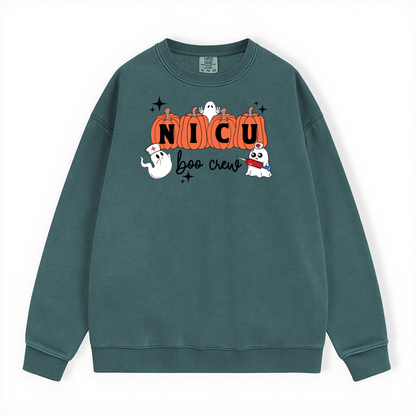 NICU BOO CREW CREWNECK