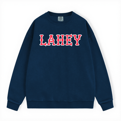 LAHEY SOX LETTERS CREWNECK