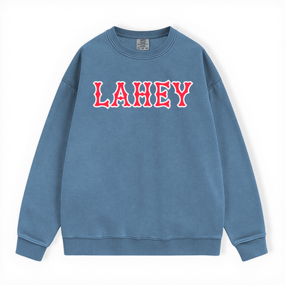 LAHEY SOX LETTERS CREWNECK