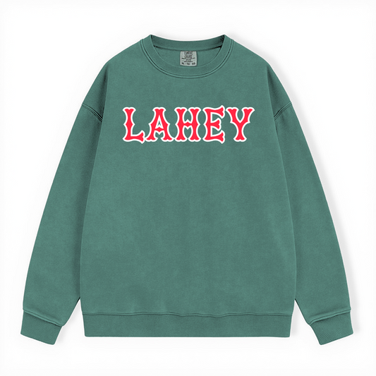 LAHEY SOX LETTERS CREWNECK
