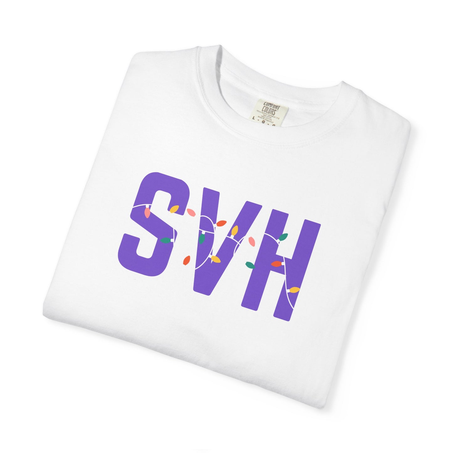 SVH HOLIDAY LIGHTS T-SHIRT - WHITE