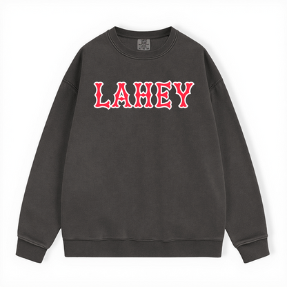 LAHEY SOX LETTERS CREWNECK