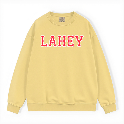 LAHEY SOX LETTERS CREWNECK