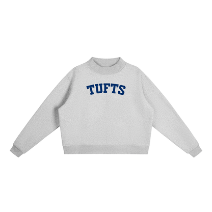 TUFTS BLOCK LETTERS MOCK NECK