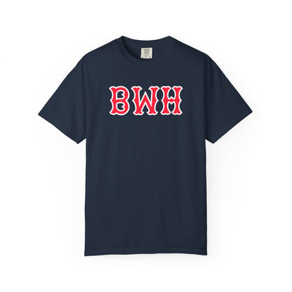 BWH SOX LETTERS TEE