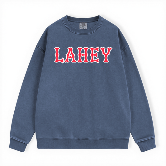 LAHEY SOX LETTERS CREWNECK
