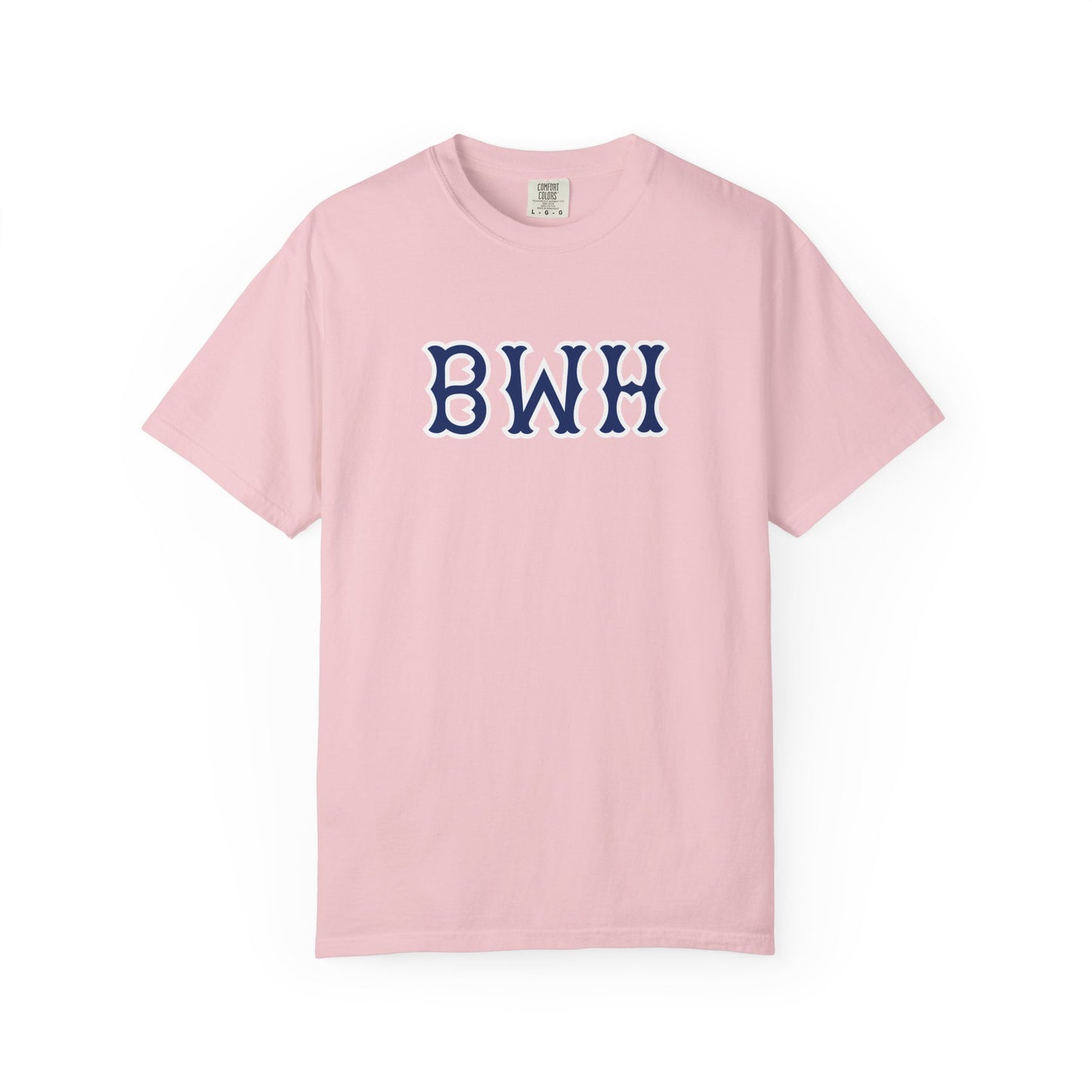 BWH NAVY SOX LETTERS TEE