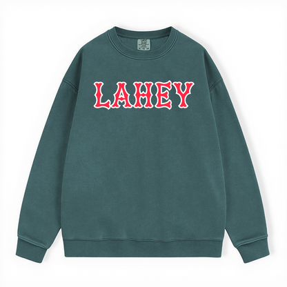 LAHEY SOX LETTERS CREWNECK