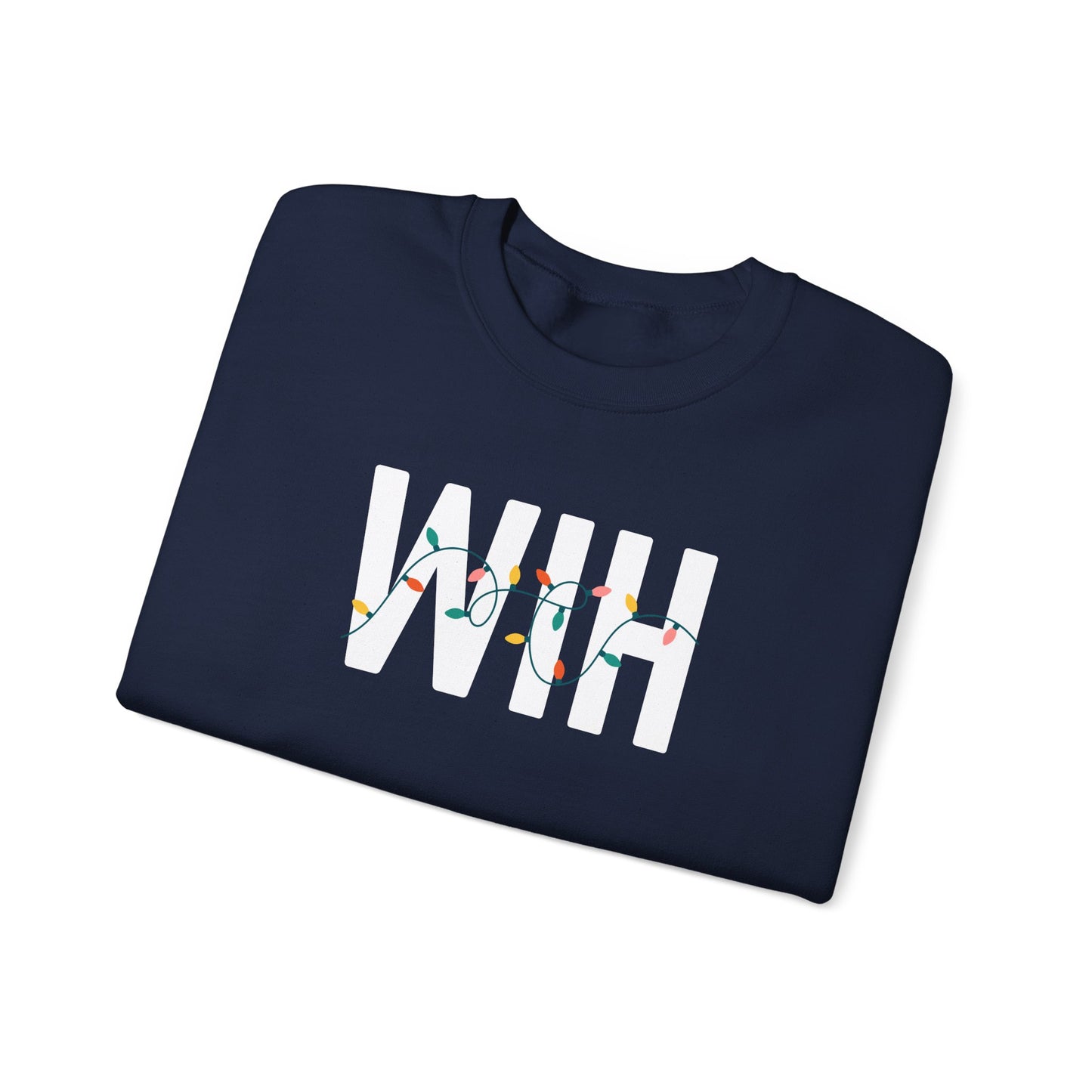 WIH HOLIDAY LIGHTS HEAVY BLEND CREWNECK