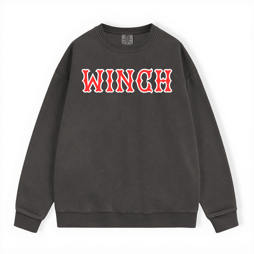 WINCH  SOX LETTERS CREWNECK