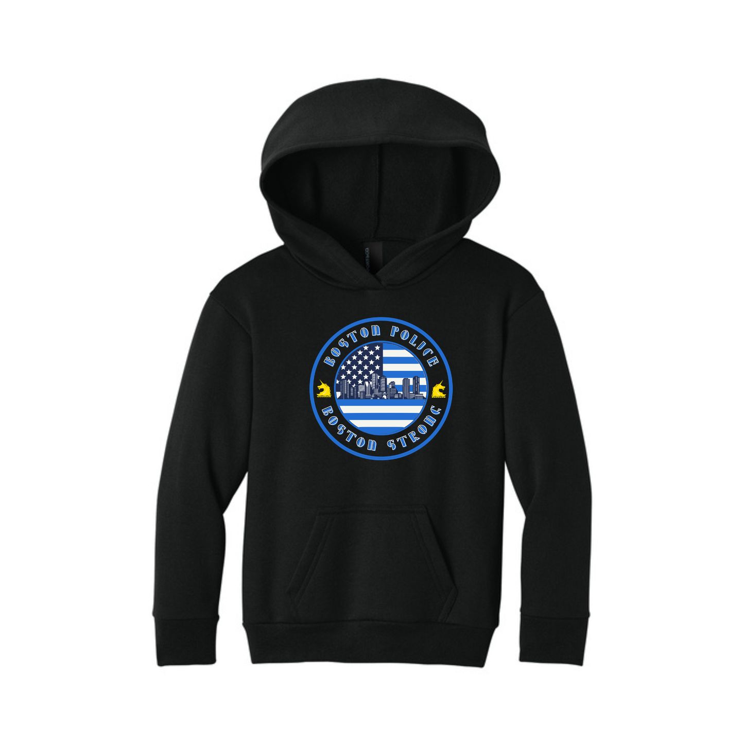 MUNCHKINS BPD MARATHON FLAG HOODIE FRONT ONLY