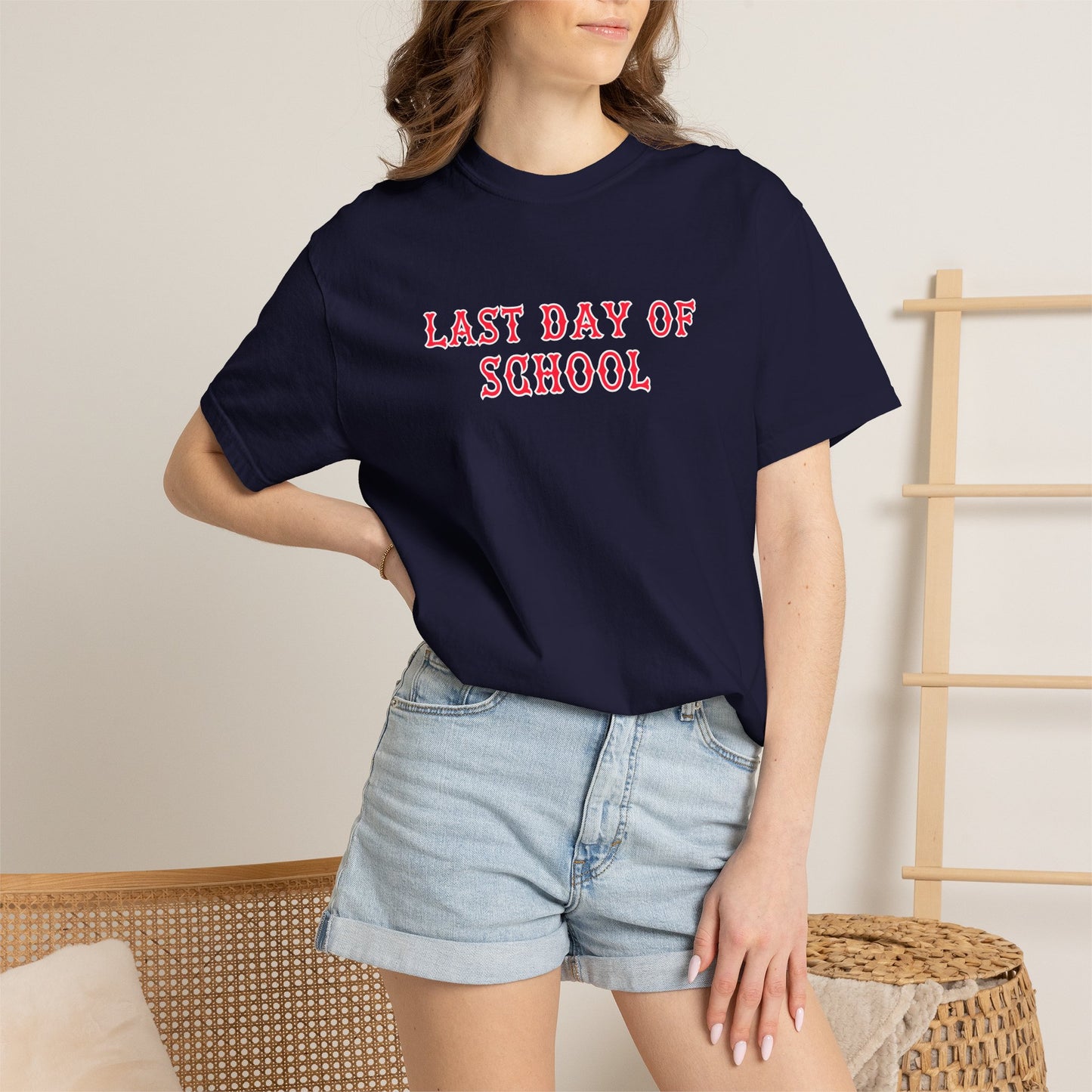RED FENWAY LAST DAY OF SCHOOL TEE