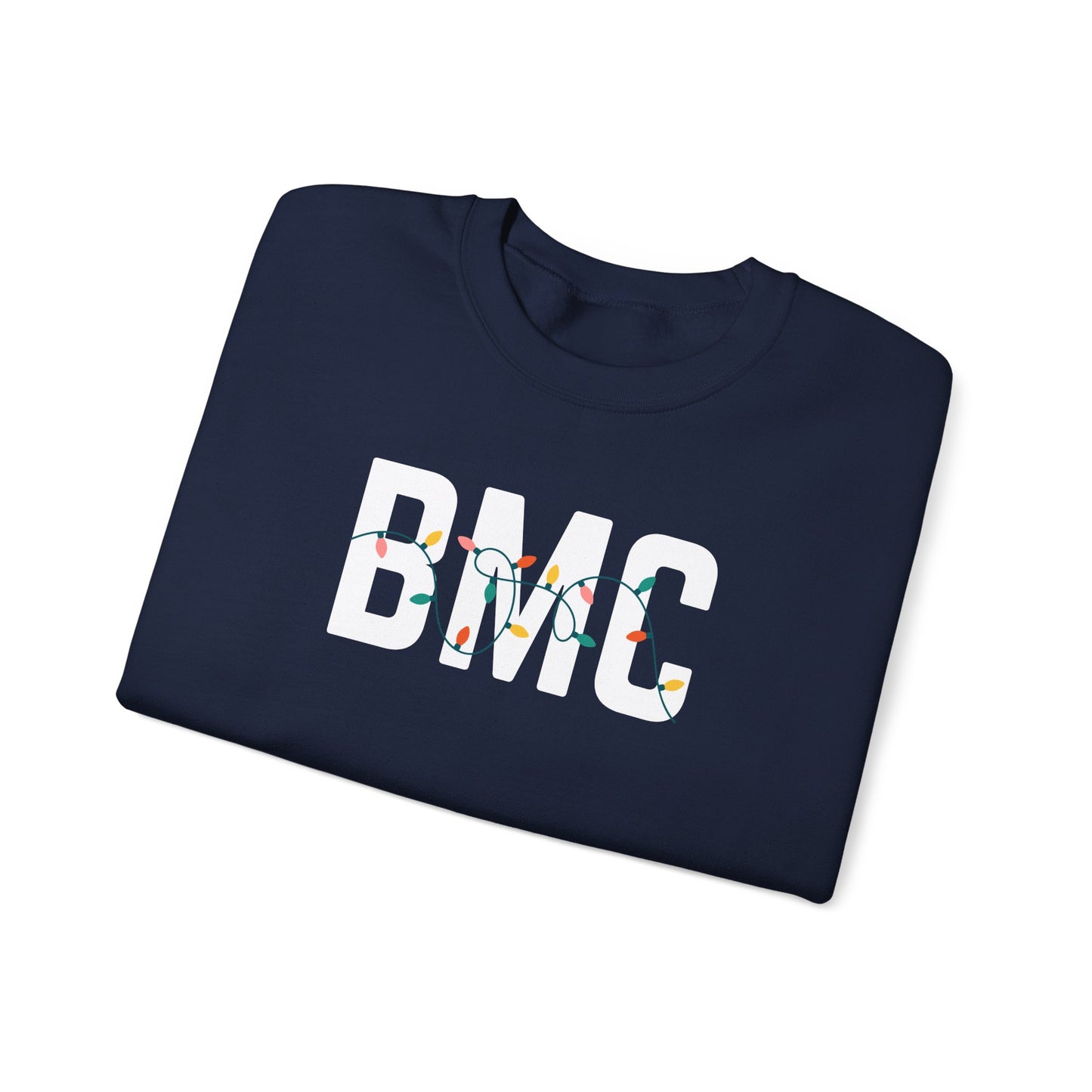 BMC HOLIDAY LIGHTS HEAVY BLEND CREWNECK