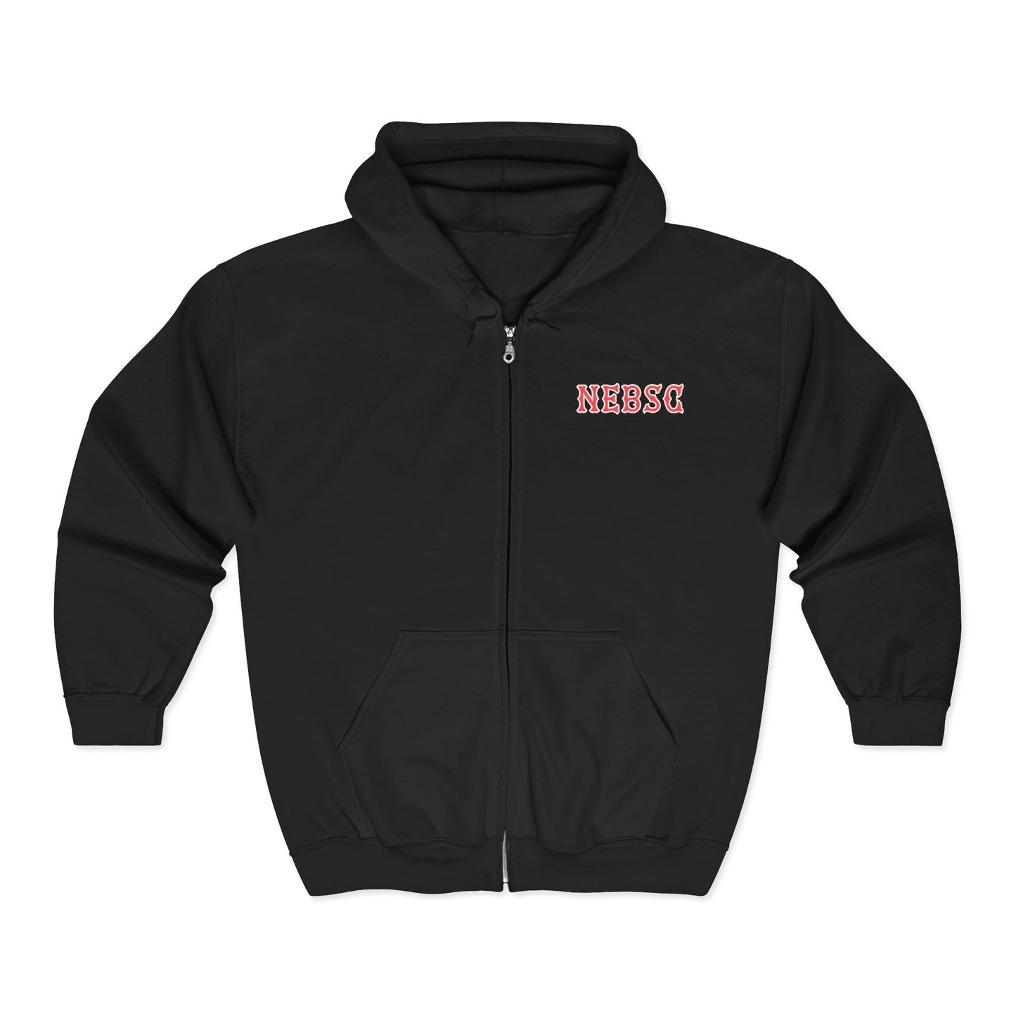 NEBSC SOX LETTERS HEAVY BLEND FULL ZIP HOODIE