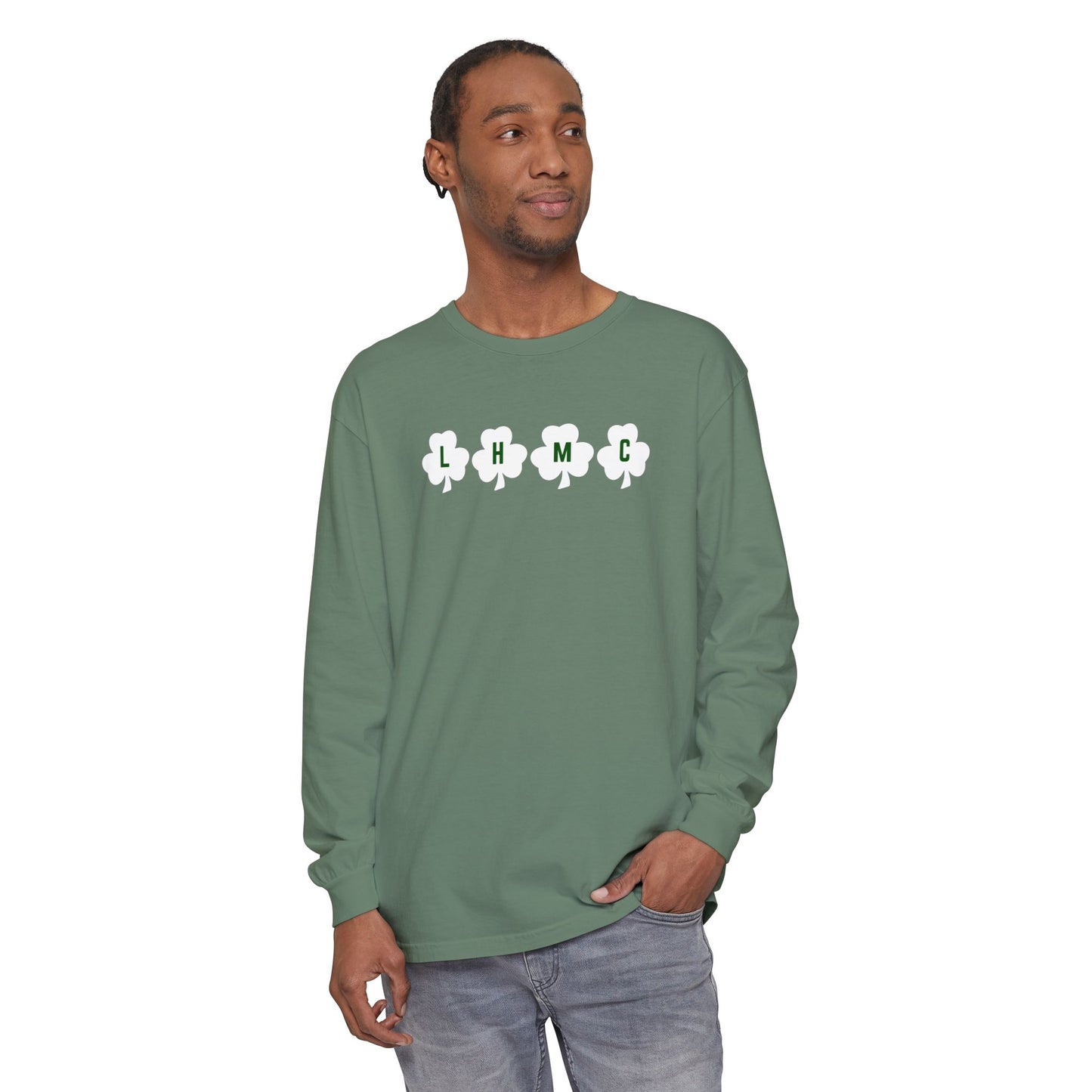 GREEN LHMC SHAMROCK LONG SLEEVE