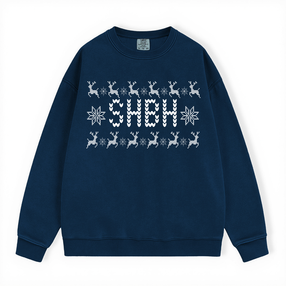 SHBH UGLY SWEATER COMFORT COLORS CREWNECK