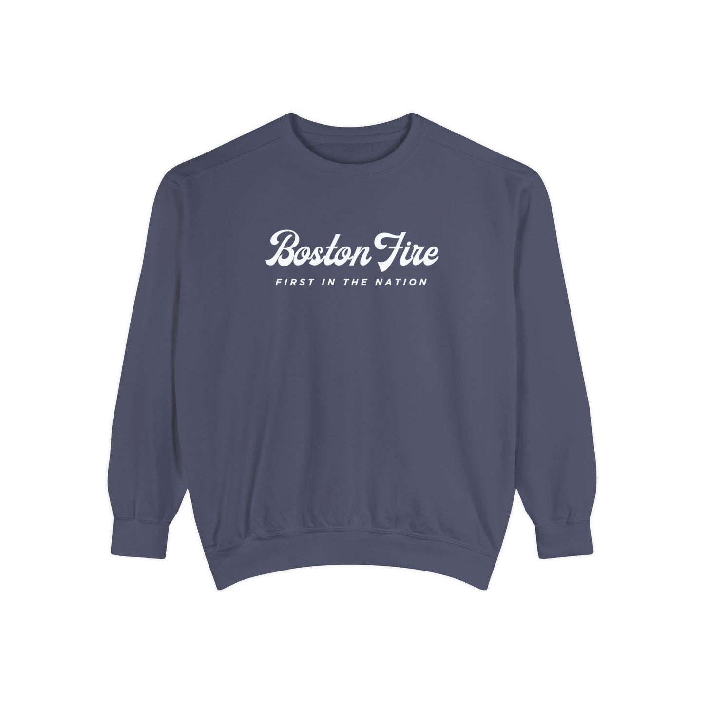 BOSTON FIRE STONEWASHED CREWNECK