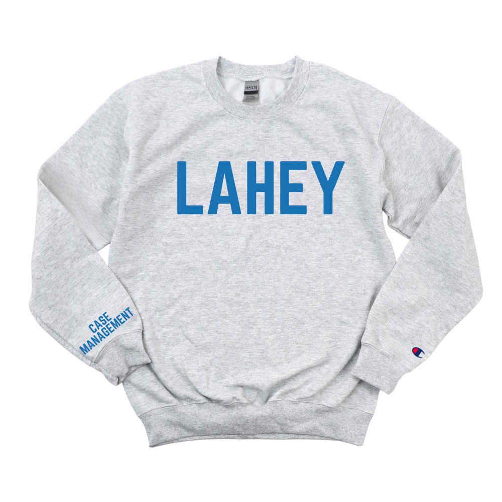LAHEY RN CASE MANAGEMENT CHAMPION CREWNECK