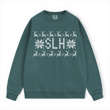 SLH  UGLY SWEATER COMFORT COLORS CREWNECK