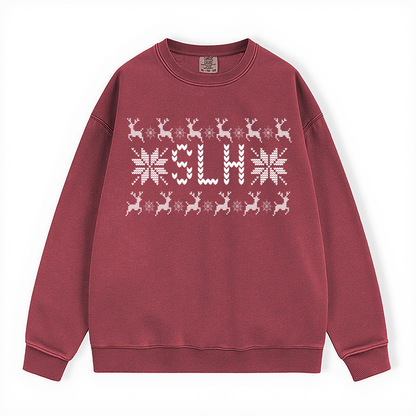 SLH  UGLY SWEATER COMFORT COLORS CREWNECK
