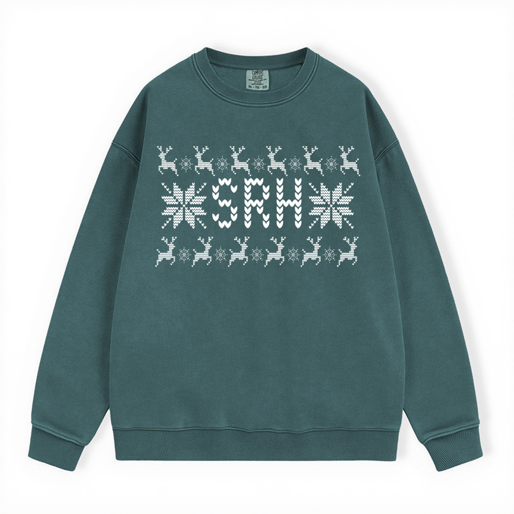 SRH UGLY SWEATER COMFORT COLORS CREWNECK