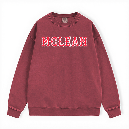 MCLEAN SOX LETTERS CREWNECK