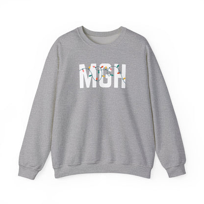 MGH HOLIDAY LIGHTS HEAVY BLEND CREWNECK