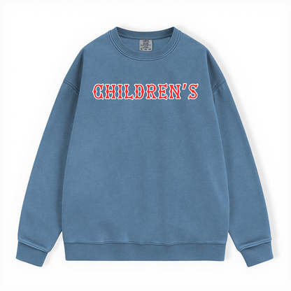 CHILDREN'S SOX LETTERS CREWNECK