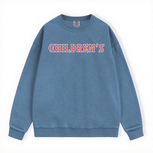 CHILDREN'S SOX LETTERS CREWNECK