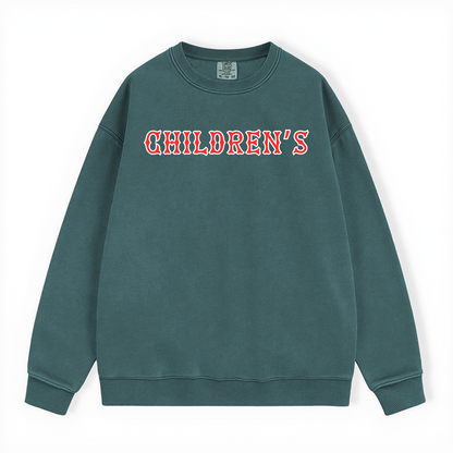 CHILDREN'S SOX LETTERS CREWNECK